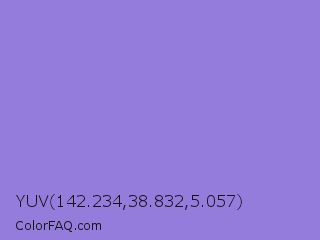 YUV 142.234,38.832,5.057 Color Image