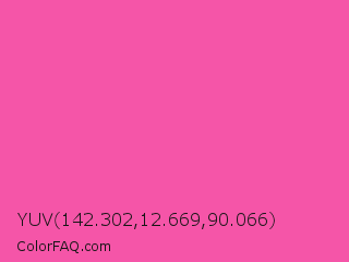 YUV 142.302,12.669,90.066 Color Image