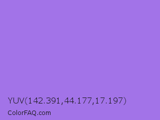 YUV 142.391,44.177,17.197 Color Image