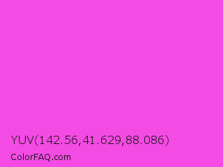 YUV 142.56,41.629,88.086 Color Image