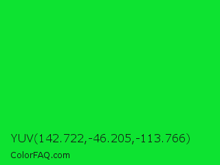 YUV 142.722,-46.205,-113.766 Color Image