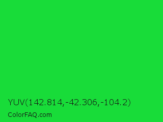 YUV 142.814,-42.306,-104.2 Color Image