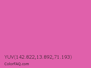 YUV 142.822,13.892,71.193 Color Image