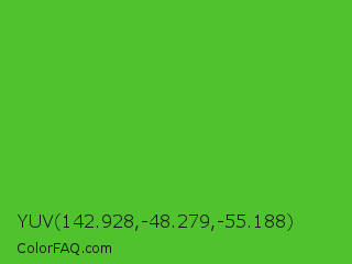 YUV 142.928,-48.279,-55.188 Color Image