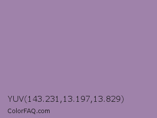 YUV 143.231,13.197,13.829 Color Image