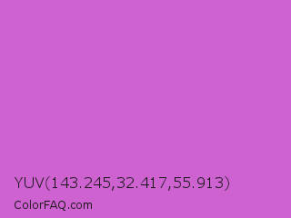 YUV 143.245,32.417,55.913 Color Image