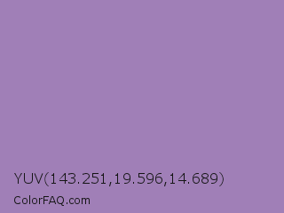 YUV 143.251,19.596,14.689 Color Image