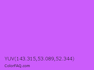 YUV 143.315,53.089,52.344 Color Image