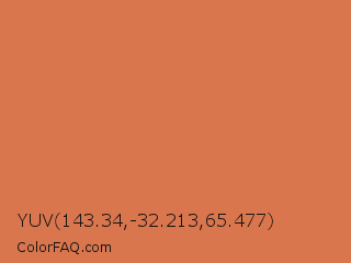 YUV 143.34,-32.213,65.477 Color Image