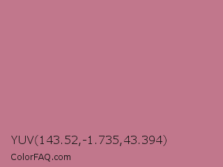YUV 143.52,-1.735,43.394 Color Image