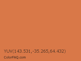YUV 143.531,-35.265,64.432 Color Image