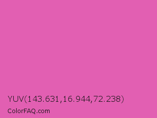 YUV 143.631,16.944,72.238 Color Image
