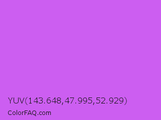 YUV 143.648,47.995,52.929 Color Image