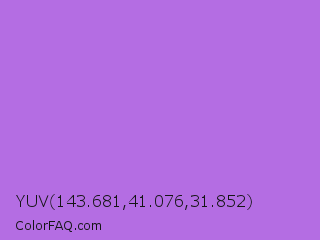 YUV 143.681,41.076,31.852 Color Image