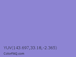 YUV 143.697,33.18,-2.365 Color Image