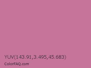 YUV 143.91,3.495,45.683 Color Image