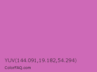 YUV 144.091,19.182,54.294 Color Image