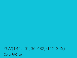 YUV 144.101,36.432,-112.345 Color Image