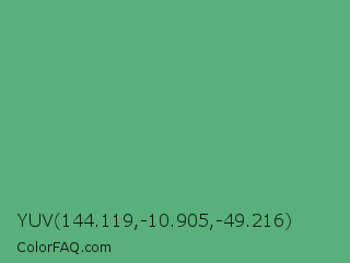 YUV 144.119,-10.905,-49.216 Color Image