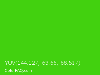 YUV 144.127,-63.66,-68.517 Color Image