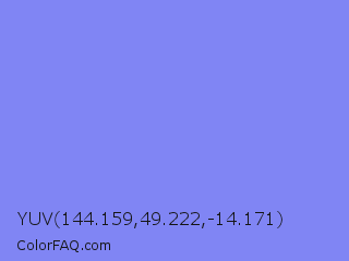 YUV 144.159,49.222,-14.171 Color Image