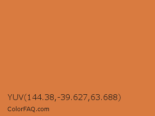 YUV 144.38,-39.627,63.688 Color Image