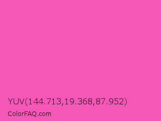 YUV 144.713,19.368,87.952 Color Image