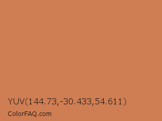 YUV 144.73,-30.433,54.611 Color Image