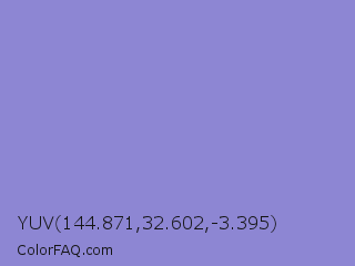 YUV 144.871,32.602,-3.395 Color Image