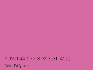YUV 144.975,8.393,61.412 Color Image