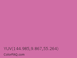 YUV 144.985,9.867,55.264 Color Image