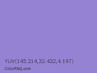 YUV 145.214,32.432,4.197 Color Image