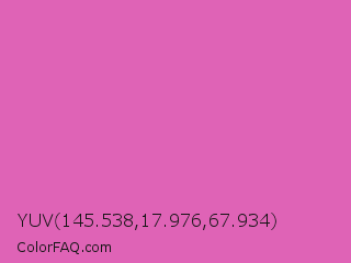 YUV 145.538,17.976,67.934 Color Image