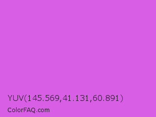 YUV 145.569,41.131,60.891 Color Image