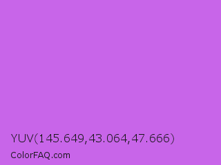 YUV 145.649,43.064,47.666 Color Image