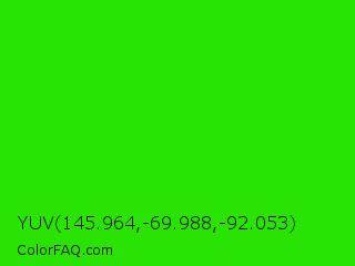 YUV 145.964,-69.988,-92.053 Color Image