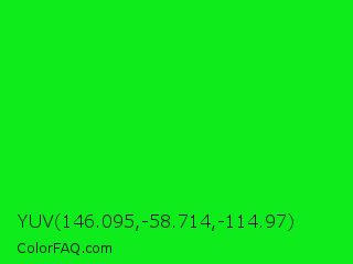 YUV 146.095,-58.714,-114.97 Color Image