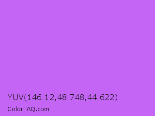YUV 146.12,48.748,44.622 Color Image