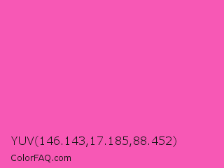 YUV 146.143,17.185,88.452 Color Image