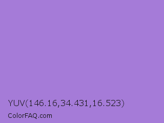 YUV 146.16,34.431,16.523 Color Image