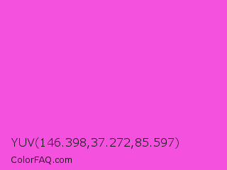 YUV 146.398,37.272,85.597 Color Image