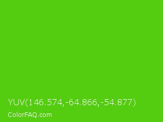 YUV 146.574,-64.866,-54.877 Color Image