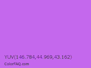 YUV 146.784,44.969,43.162 Color Image