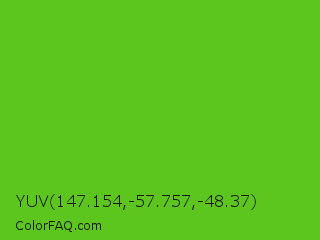 YUV 147.154,-57.757,-48.37 Color Image