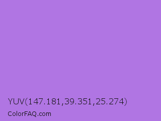 YUV 147.181,39.351,25.274 Color Image