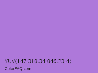 YUV 147.318,34.846,23.4 Color Image