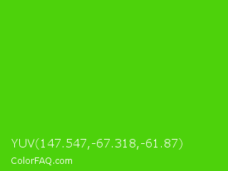 YUV 147.547,-67.318,-61.87 Color Image