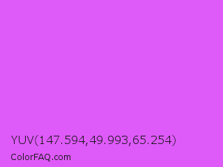YUV 147.594,49.993,65.254 Color Image
