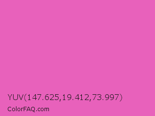 YUV 147.625,19.412,73.997 Color Image