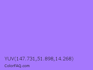 YUV 147.731,51.898,14.268 Color Image